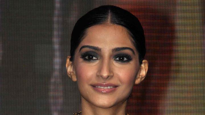 Face Closeup Of Sonam Kapoor At Kingfisher Calendar Female Model Hunt
